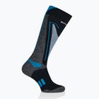 Men's ski socks Brubeck Snow Force Light grey / blue