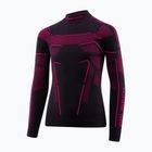 Children's thermal sweatshirt Brubeck Thermo Junior black/fuchsia