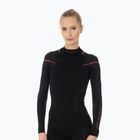 Women's thermal active sweatshirt Brubeck Thermo black/pink