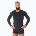 Men's Brubeck Active Wool thermal longsleeve graphite