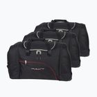 KJUST Cupra Ateca 2018+ trunk bag set on wheels 3 pcs black
