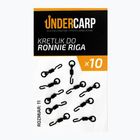 Ronnie Riga UnderCarp carp swivels black UC262