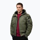 Men's jacket Pitbull Sherpa Hooded Bomber olive