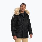 Men's winter jacket Pitbull West Coast Alder Fur Parka black