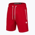 Men's trousers Pitbull West Coast Terry Group Trackshorts red
