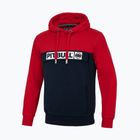 Men's Pitbull West Coast Hilltop 2 Hooded sweatshirt red/dark navy