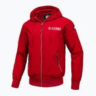 Men's Pitbull West Coast Athletic Hilltop Hooded Nylon jacket red