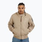 Pitbull West Coast men's jacket Ma 1 Logo Flight 2 sand