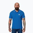 Men's polo shirt Pitbull Polo Pique Stripes Regular royal blue