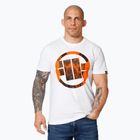 Pitbull West Coast Orange Dog 24 white men's t-shirt