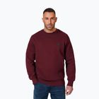 Men's Pitbull Small Logo Crewneck sweatshirt burgundy