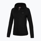 Women's Pitbull Hooded Zip Sweatshirt Fuchsia black