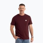 Men's T-shirt Pitbull Small Logo dark burgundy