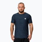 Men's Pitbull Small Logo Casual Sport T-shirt navy melange