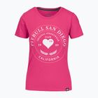 Women's T-shirt Pitbull Heartie raspberry red