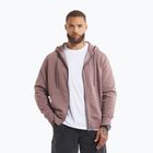Men's sweatshirt Pitbull Lancaster 2 Hooded Zip Sweatshirt washed burgundy