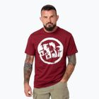 Men's Pitbull Logo Palms t-shirt burgundy