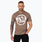 Men's Pitbull Logo Palms brown savana t-shirt