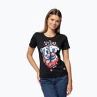 Pitbull Fur Ever Love women's t-shirt black