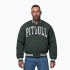 Men's jacket Pitbull Jupiter Padded Baseball dark green