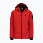 Men's winter jacket Pitbull Padded Rockfish Hooded fluo/red