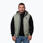 Men's gilet Pitbull Naylor Padded Hooded dusty salvia