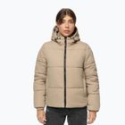 Women's winter jacket Pitbull Vista Quilted Hooded dark sand
