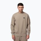 Men's sweatshirt Pitbull Small Logo Crewneck pale sand