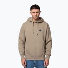 Men's sweatshirt Pitbull Small Logo Hooded pale sand