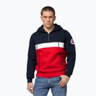 Men's sweatshirt Pitbull Gibson Hooded dark navy/red