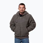 Men's sweatshirt Pitbull Galaxy Hooded Zip taupe