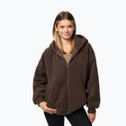 Women's sweatshirt Pitbull Daisy Hooded Zip dark chocolate