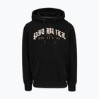 Men's sweatshirt Pitbull Tattoo Hooded black