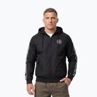 Men's jacket Pitbull Athletic Tape Nylon Hooded black