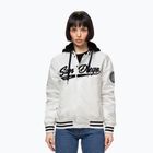 Women's jacket Pitbull Angela San Diego Hooded Varsity off white