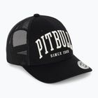 Men's baseball cap Pitbull Mesh "Pitbull Norton" Trucker Low Profile black/black