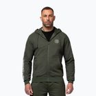 Men's sweatshirt Pitbull Tape Parker Hooded Zip old green