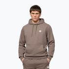Men's sweatshirt Pitbull Nugget Small Logo Hooded brown savana