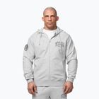 Men's sweatshirt Pitbull Badger Hooded Zip grey/melange