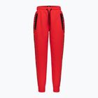 Women's trousers Pitbull Explory Tape Track fluo / red