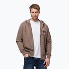 Men's sweatshirt Pitbull Bloodline 2 Sweatshirt Zip Hooded brown savana