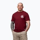 Men's T-shirt Pitbull Dog SD burgundy