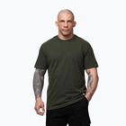 Men's T-shirt Pitbull USA CAL Big Logo old green