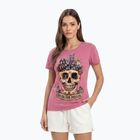 Women's T-shirt Pitbull Dia De Los Perros washed pink