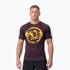 Men's T-shirt Pitbull Rashguard Logo Palms brown