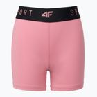 4F children's training shorts pink HJZ22-JSPDF001