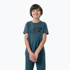 Children's T-shirt 4F blue HJZ22-JTSM002