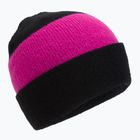 Women's winter beanie 4F black-pink H4Z22-CAD011