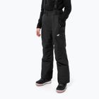 Children's ski trousers 4F black HJZ22-JSPDN001