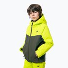 Children's ski jacket 4F green JKUMN001